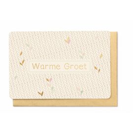 Wenskaart Warme groet / Enfant Terrible